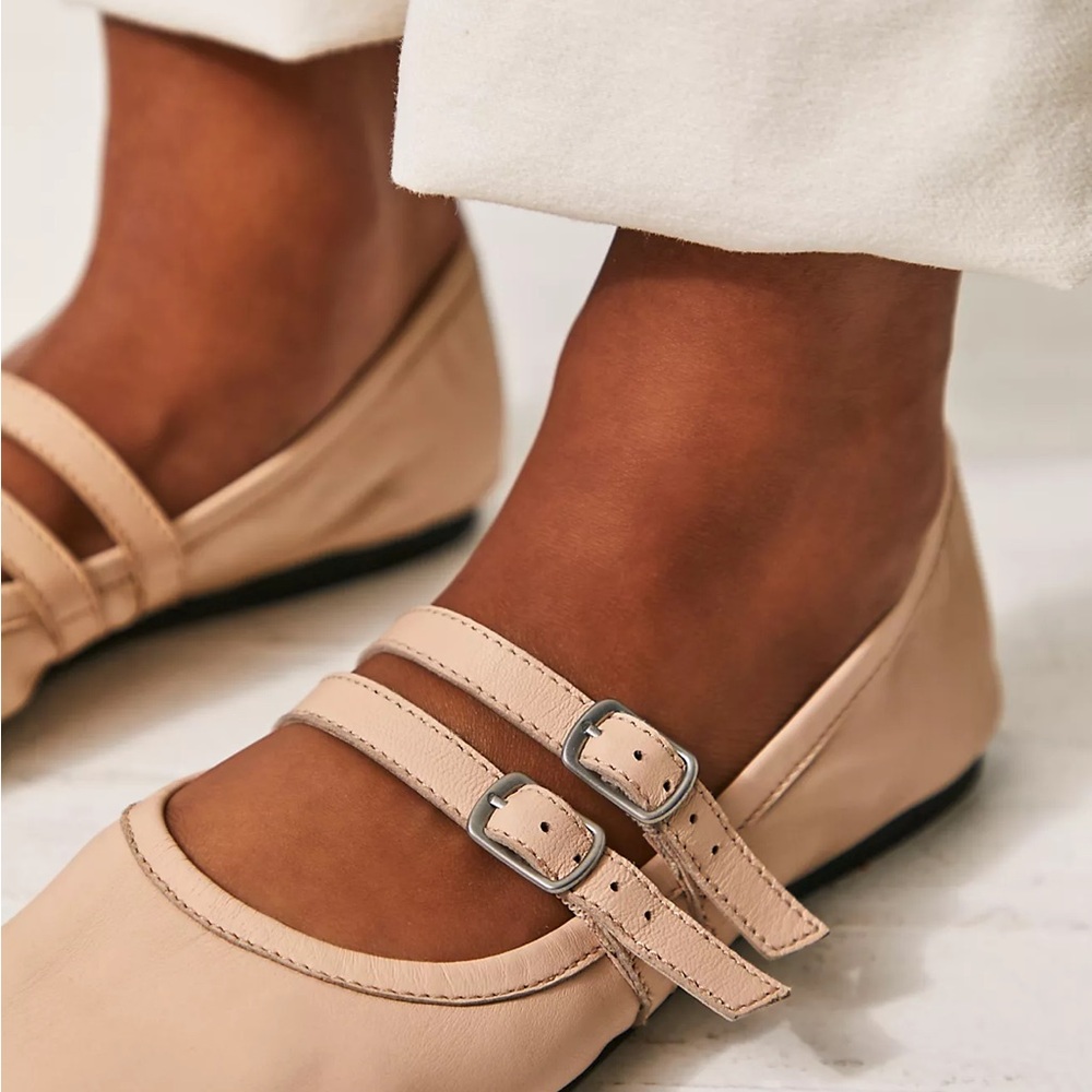 Free People Gemini Ballet Flats in Tulle, SZ 9 (Fit 8.5) NEW!!! - Picture 2 of 6